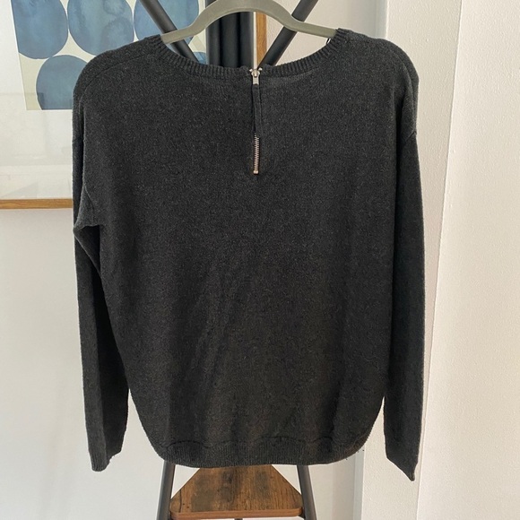 *2/$15* H&M Charcoal Sweater - Picture 3 of 3